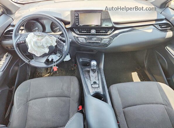 NMTKHMBX2JR055503 2018 TOYOTA C-HR Blue Instrument cluster view
