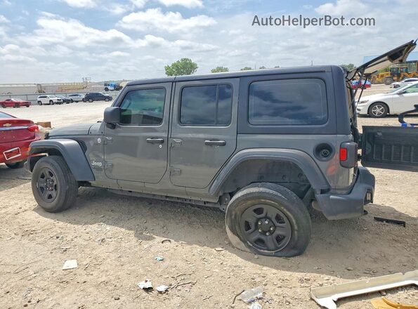 1C4HJXDG7LW133422 2020 JEEP WRANGLER Gray Tył prawy