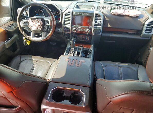 1FTEW1EF7HFA64181 2017 FORD F150 White Вид щитка приладів