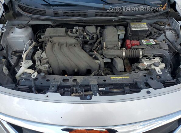 3N1CN7APXJL824887 2018 NISSAN VERSA Silver Engine compartment view