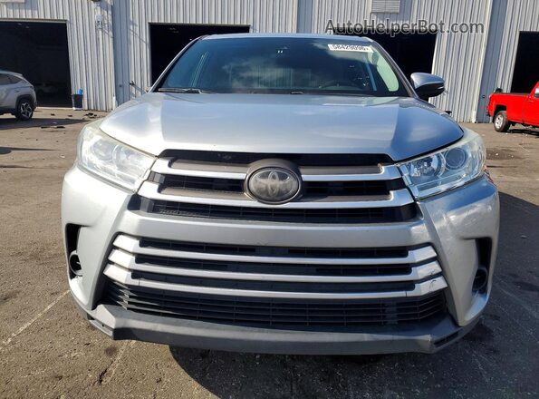 5TDZZRFHXJS243165 2018 TOYOTA HIGHLANDER Silver Vista trasera