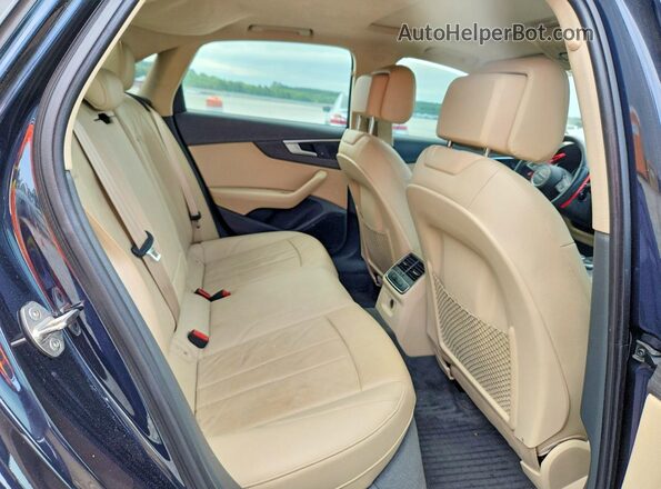 WAUGNAF43HN021825 2017 AUDI A4 Blue Սալոնի հետևի տեսք