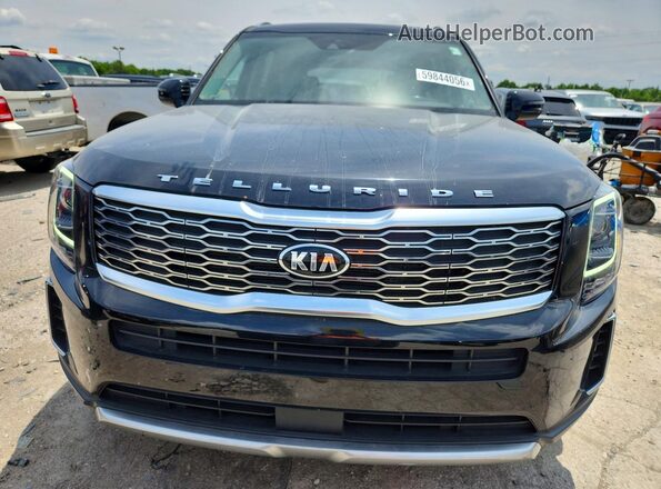 5XYP64HC8LG010471 2020 KIA TELLURIDE Black Rear view