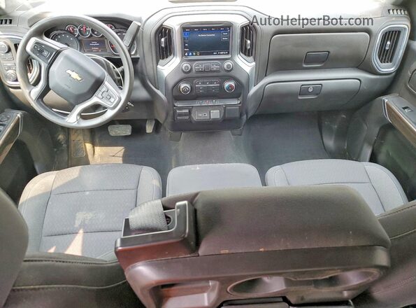 1GC5YNE74NF333758 2022 CHEVROLET SILVERADO White Սարքավորումների վահանակի տեսք