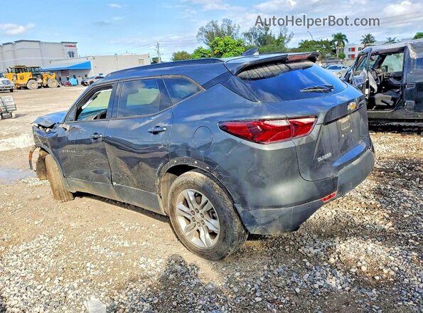 3GNKBBRA0KS666482 2019 CHEVROLET BLAZER Gray Задня права чверть