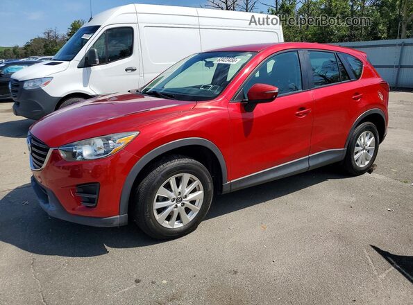 JM3KE4BY7G0701527 2016 MAZDA CX-5 Red უკანა მარცხენა