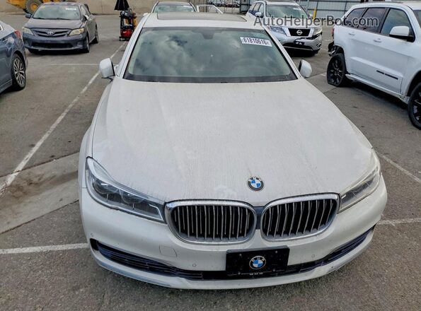 WBA7F2C53GG415098 2016 BMW 7 SERIES White Հետևի տեսք