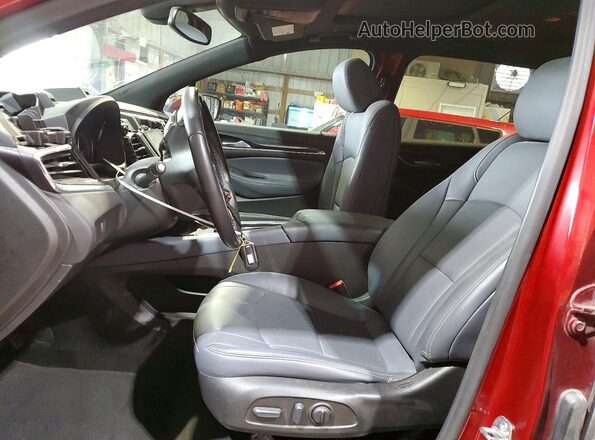 5GAERBKW8NJ165919 2022 BUICK ENCLAVE Maroon Widok wnętrza z przodu
