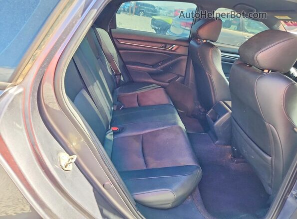 1HGCV1F3XKA103124 2019 HONDA ACCORD Gray Widok wnętrza z tyłu