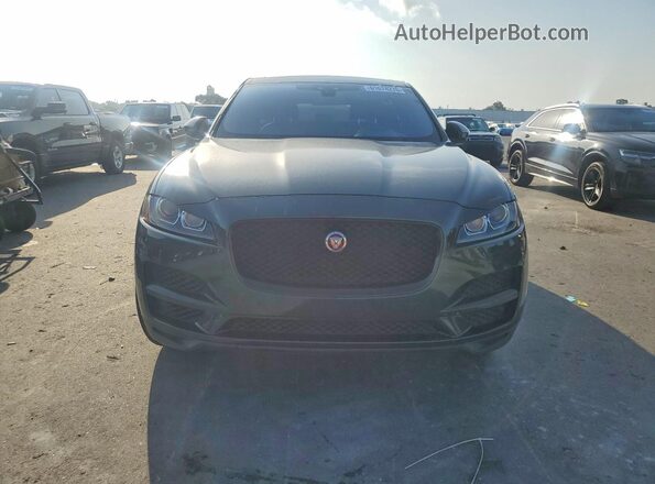 SADCJ2BN5HA085409 2017 JAGUAR F-PACE Green Widok z tyłu
