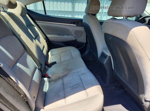 5NPD84LF6HH001461 2017 HYUNDAI ELANTRA Черный Вид задней части салона