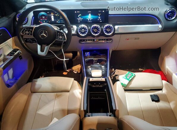 W1N4M4GB1NW168795 2022 MERCEDES-BENZ GLB-CLASS Черный Вид щитка приборов
