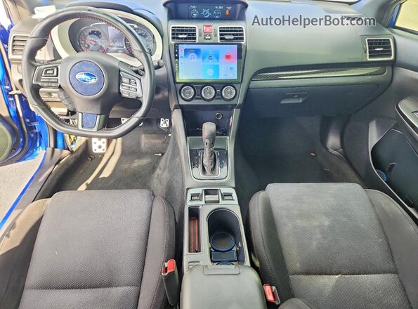 JF1VA1F62L8801545 2020 SUBARU WRX Blue Widok zestawu wskaźników