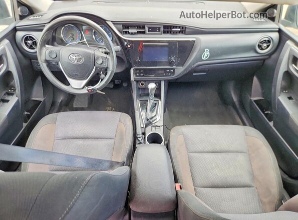 2T1BURHE1KC223934 2019 TOYOTA COROLLA White Vista del cuadro de instrumentos