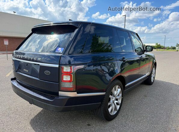 SALGS2FK7HA338555 2017 LAND ROVER RANGE Blue Вид спереду
