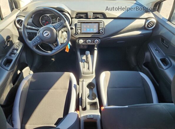 3N1CN8DV5SL875022 2025 NISSAN VERSA White Vista del cuadro de instrumentos