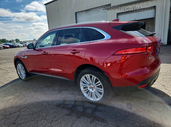 SADCN2GX0KA366930 2019 JAGUAR F-PACE Red Rear right