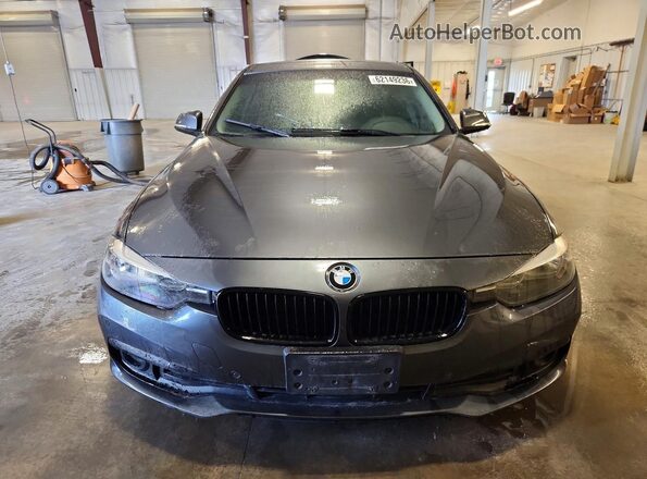 WBA8E5G56HNU22613 2017 BMW 3 SERIES Gray Rear view