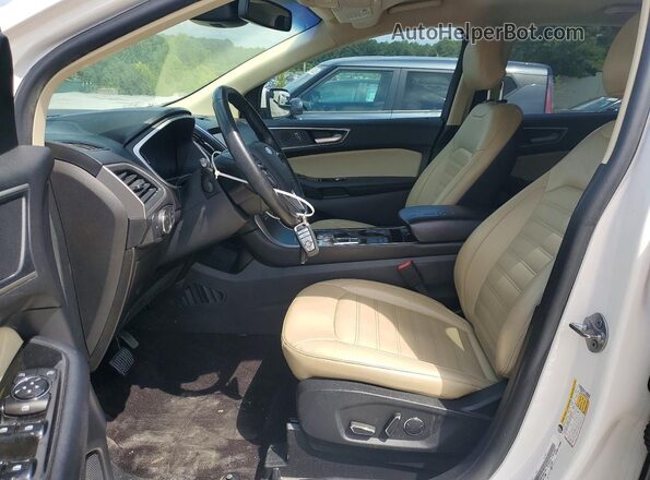 2FMPK3J98KBB08189 2019 FORD EDGE White Dashboard view