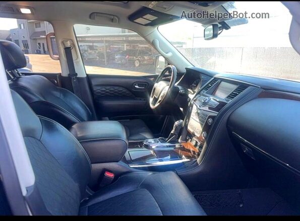JN8AZ2NF8K9685855 2019 INFINITI QX80 Blue Вид ззаду