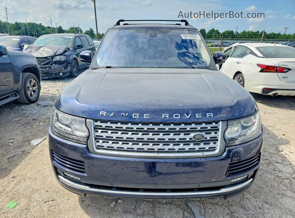 SALGS2FV1HA339467 2017 LAND ROVER RANGE Синий Вид сзади