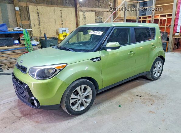 KNDJP3A56G7852172 2016 KIA SOUL Green Trasero izquierdo