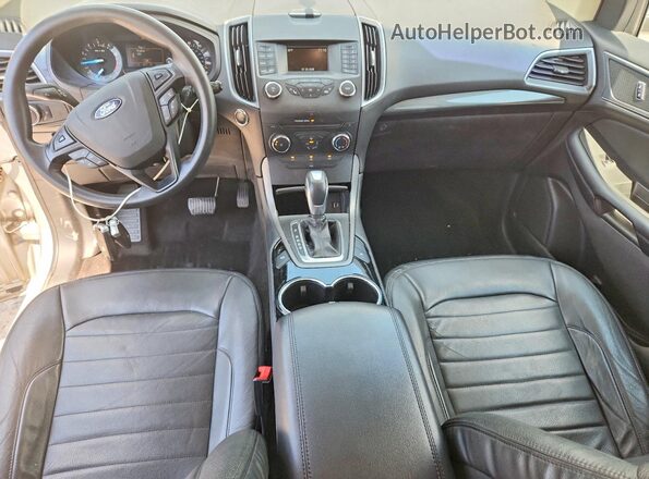 2FMPK3G93HBC07406 2017 FORD EDGE Gray Вид щитка приладів