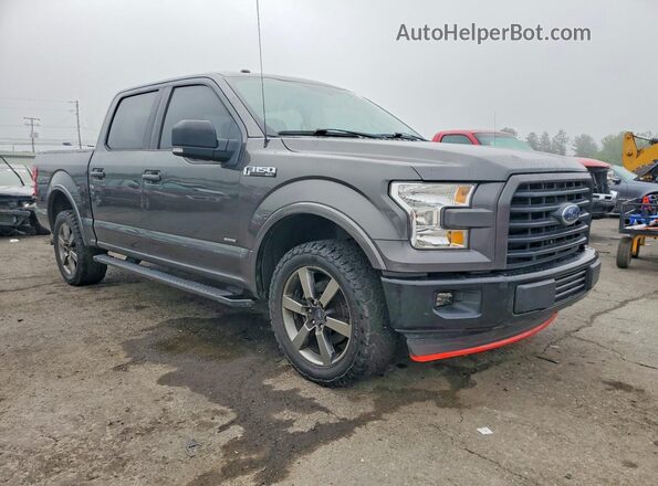1FTEW1EG5GFD47704 2016 FORD F150 Gray Vista frontal