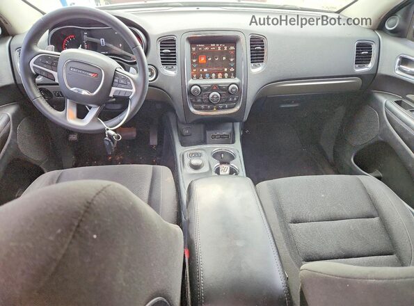 1C4RDJFG8GC442393 2016 DODGE DURANGO Черный Вид щитка приборов