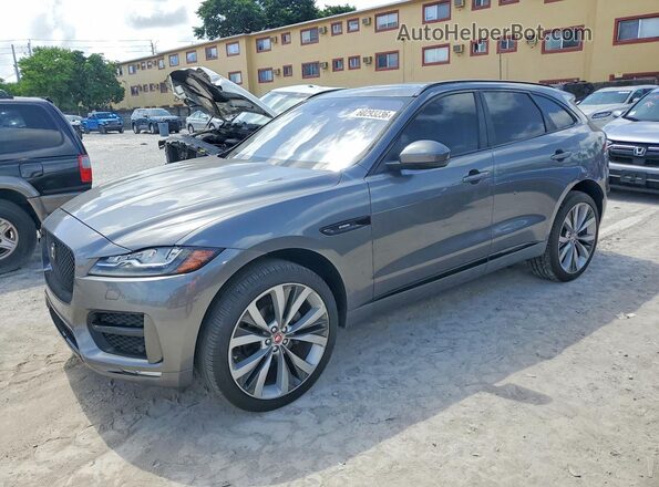 SADCL2BN5HA496416 2017 JAGUAR F-PACE Gray Tył lewy