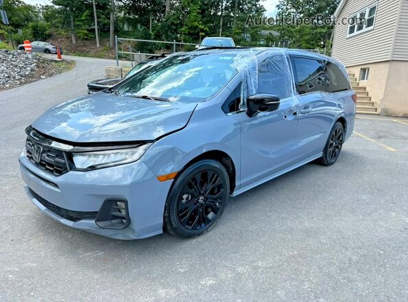5FNRL6H75SB053736 2025 HONDA ODYSSEY Blue Rear left