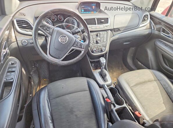 KL4CJASB8GB536606 2016 BUICK ENCORE Красный Вид щитка приборов