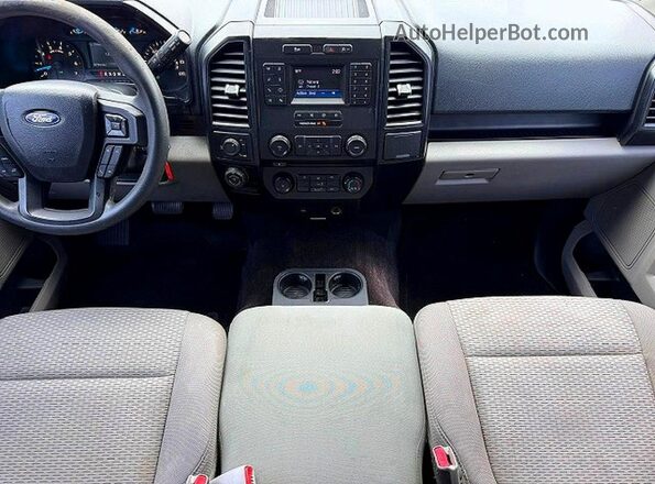 1FTEW1CP9GKF90720 2016 FORD F150 Gray Widok zestawu wskaźników