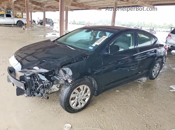 KMHD74LF4LU999638 2020 HYUNDAI ELANTRA Black უკანა მარცხენა