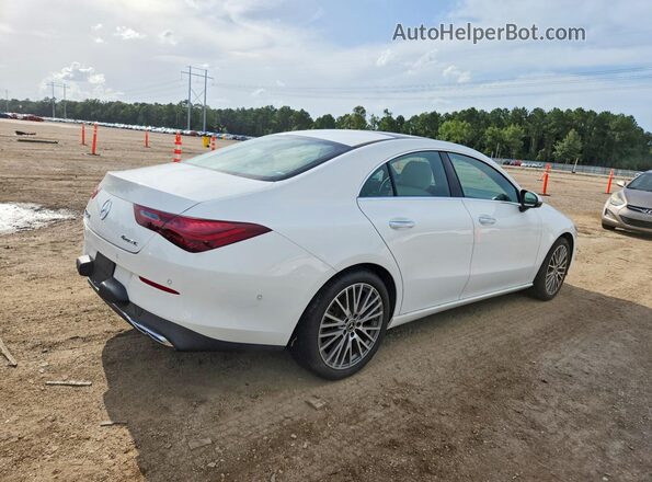 W1K5J4HB8SN498170 2025 MERCEDES-BENZ CLA-CLASS White Передня права чверть