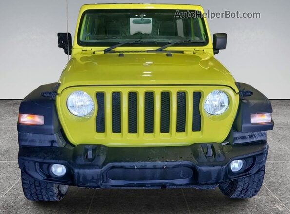 1C4HJXKN3PW611892 2023 JEEP WRANGLER Yellow VIN sticker view