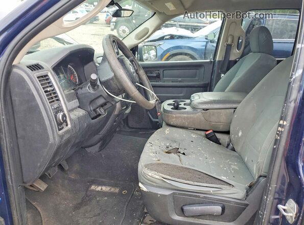 1C6RR7FT6JS261296 2018 RAM 1500 Blue Dashboard view