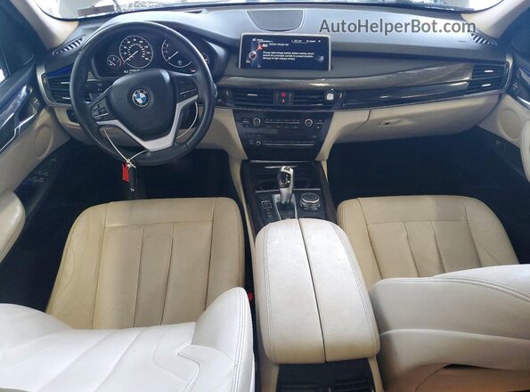5UXKT0C50G0S75691 2016 BMW X5 Gray Vista del cuadro de instrumentos