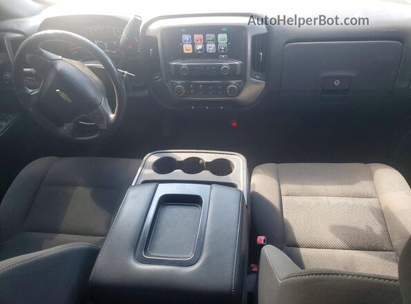 1GCVKREC5JZ151047 2018 CHEVROLET SILVERADO Silver Вид щитка приладів
