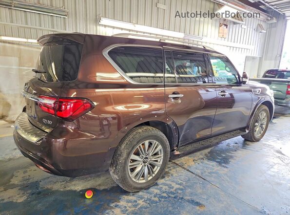 JN8AZ2NE2J9192503 2018 INFINITI QX80 Brown წინა მარჯვენა