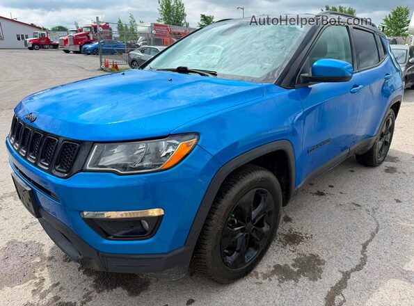 3C4NJDBB1JT399482 2018 JEEP COMPASS Blue Հետևի աջ