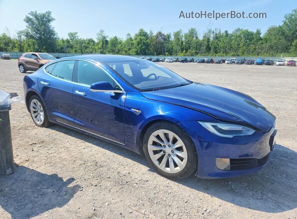 5YJSA1E16GF148422 2016 TESLA MODEL S Синий Вид спереди