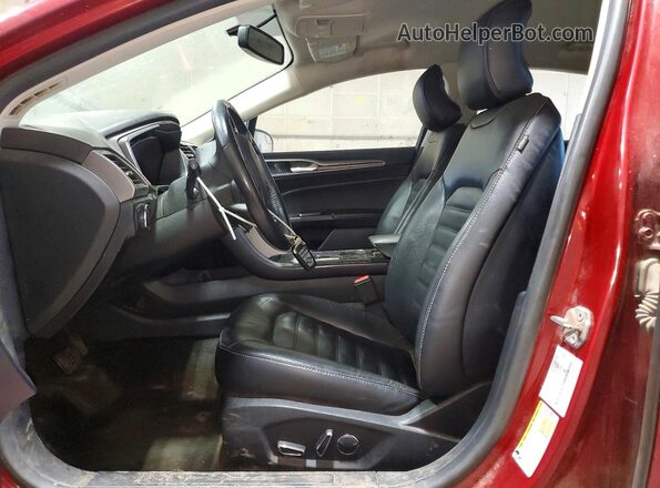 3FA6P0HD7JR154354 2018 FORD FUSION Red Vista del salpicadero
