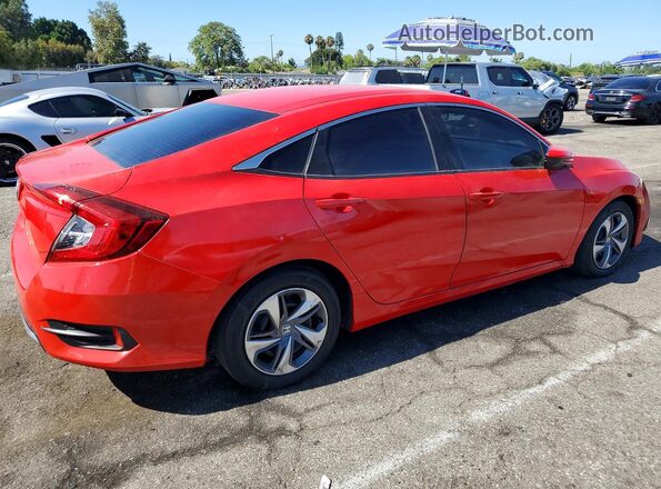 2HGFC2F67LH597478 2020 HONDA CIVIC Red Przód prawy