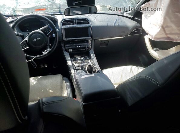 SADCL2BV6HA893357 2017 JAGUAR F-PACE Gray Widok zestawu wskaźników