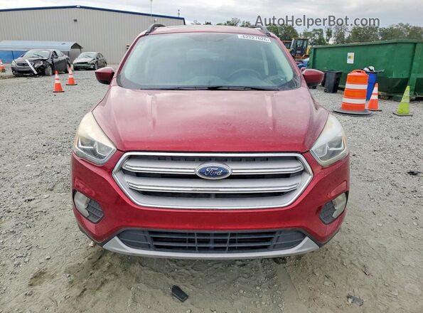 1FMCU0HD8JUA33116 2018 FORD ESCAPE Red Vista trasera