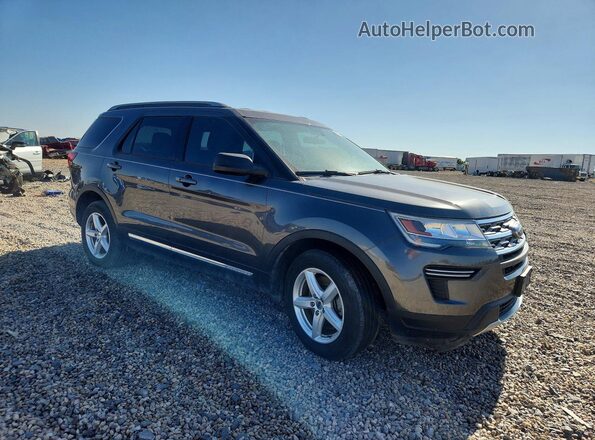 1FM5K7DHXJGB30221 2018 FORD EXPLORER Black Vista frontal