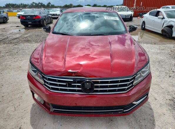 1VWAT7A35HC049750 2017 VOLKSWAGEN PASSAT Burgundy Rear view