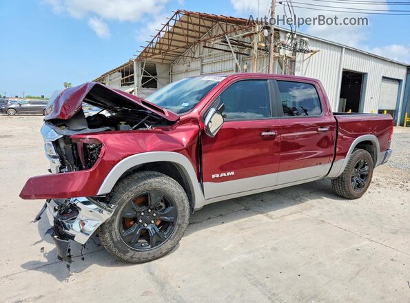 1C6SRFJT6KN623808 2019 RAM 1500 Burgundy Задня ліва чверть