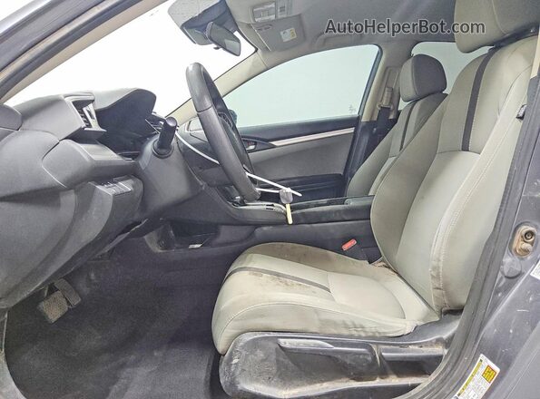 2HGFC2F60LH525070 2020 HONDA CIVIC Gray Вид панелі приладів